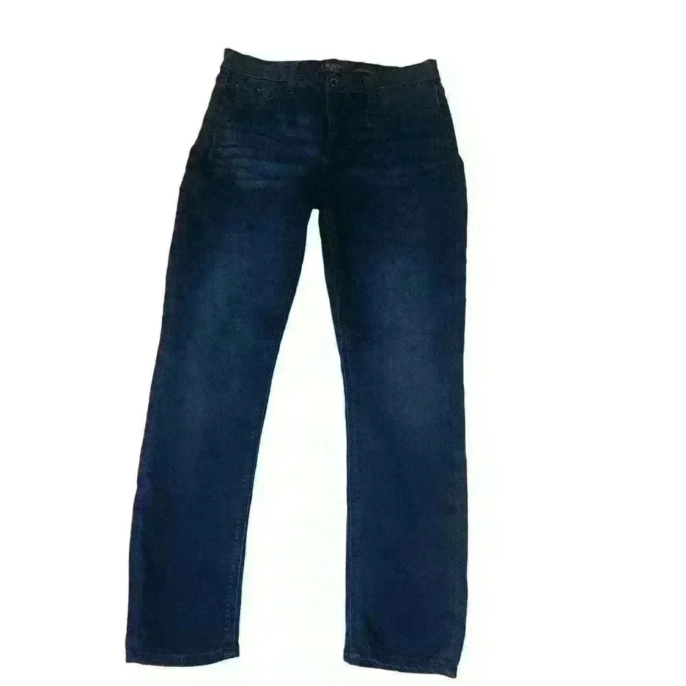 Jen7 By 7 For All Mankind Ladies Jeans MidRise Ankle Skinny Midnight Blue 8